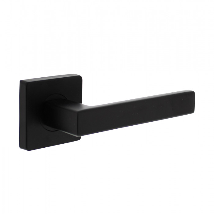 Intersteel Deurkruk Hera op vierkant rozet mat zwart main product photo