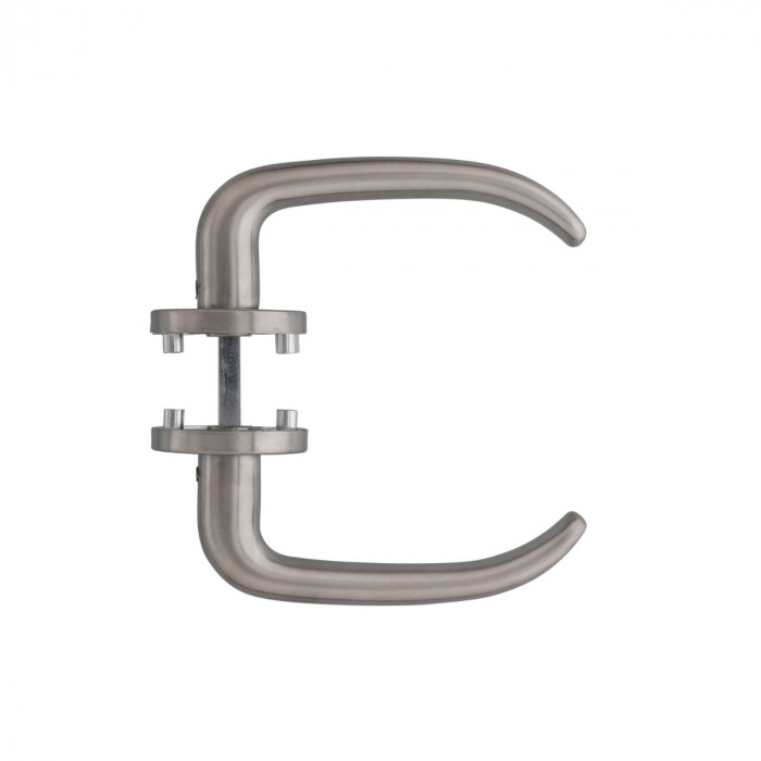 Intersteel Deurkruk Sabel op rozet met 7 mm nok rvs geborsteld main product photo
