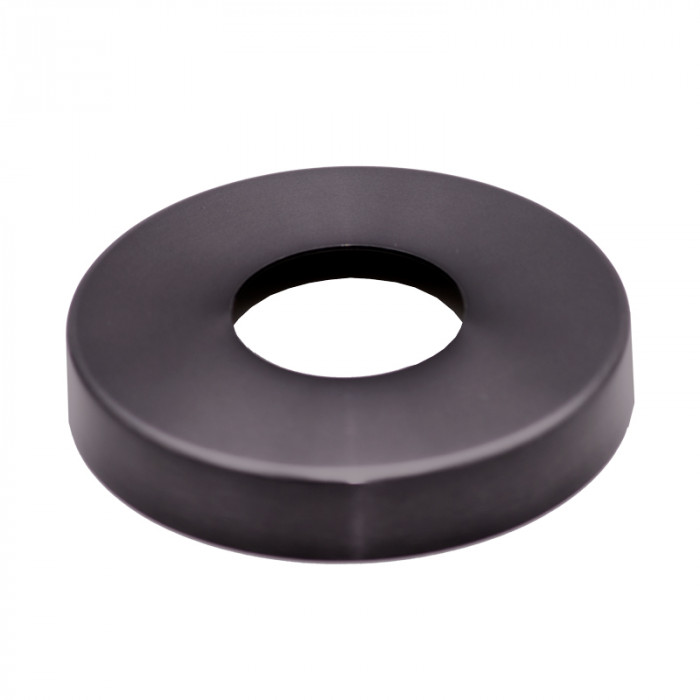 Lage afdekkap voor aanlasflens 42,4 mm 18 x 105 mm model 0512 RVS-316 antracietgrijs main product photo