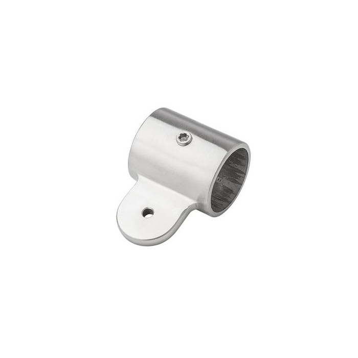 Koppeling plaatmontage voor buis 28 mm RVS-316 mat geslepen main product photo