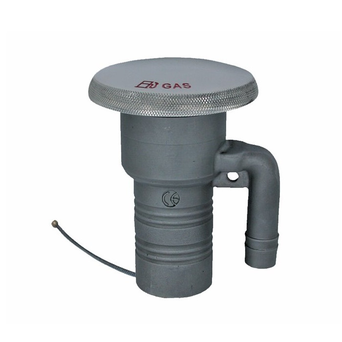 Vulhals met dekselontluchting gas RVS-316 main product photo