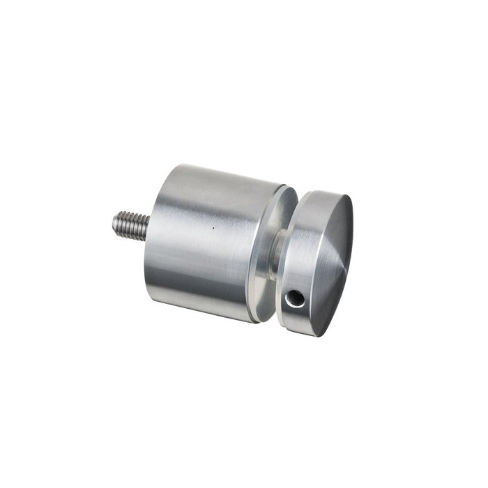 Glasadapter vlak 60 mm lengte 50 mm RVS-304 mat geslepen model 0745 main product photo