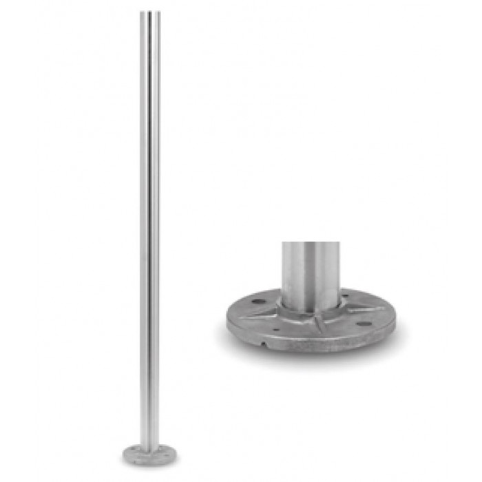 Baluster 42,4 mm x 2,0 mm H=989 mm RVS-304 mat geslepen model 0912 main product photo