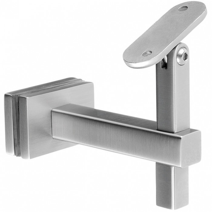 Leuninghouder vlak RVS-304 mat geslepen model 4155 main product photo