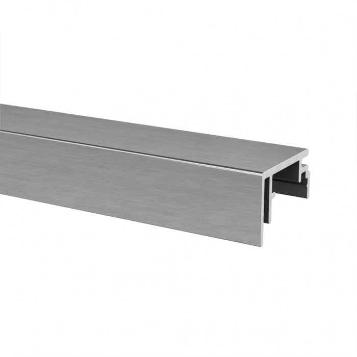 Aansluitprofiel topmontage lengte 5000 mm U-maat 3 mm model 6975 aluminium (geanodiseerd) main product photo