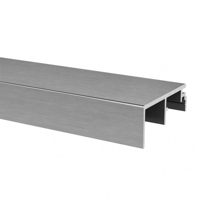 Aansluitprofiel topmontage lengte 5000 mm U-maat 20 mm model 6975 aluminium (geanodiseerd) main product photo