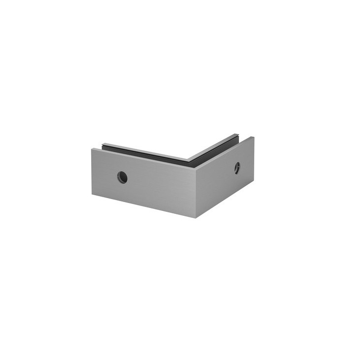Hoekbevestiging Easy Glass Smart, zijmontage, model 8231, aluminium (geanodiseerd) main product photo