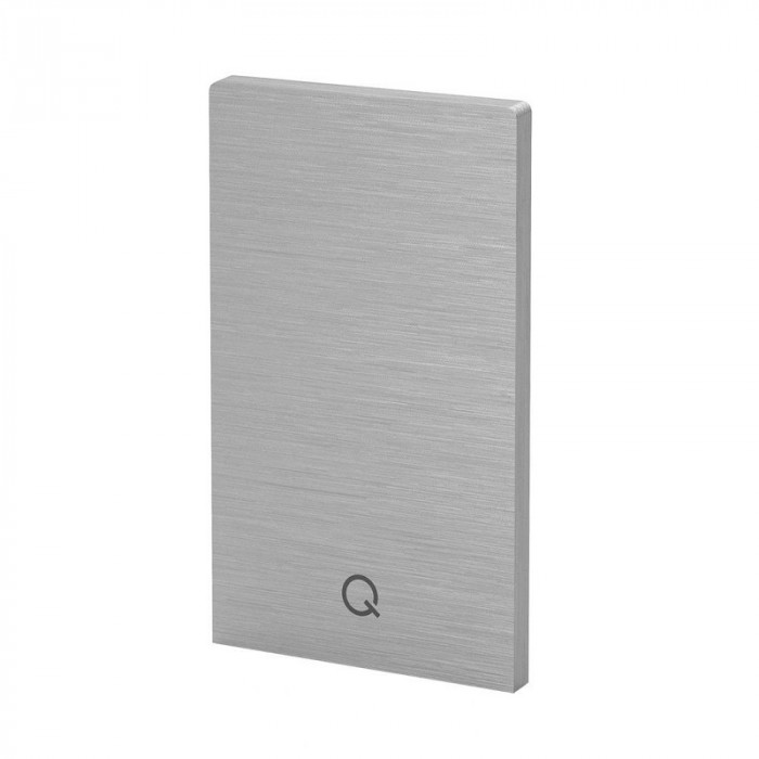 Eindkap Easy Glass Prime, topmontage, 131,5 x 75 mm, model 8412, aluminium (geanodiseerd) main product photo