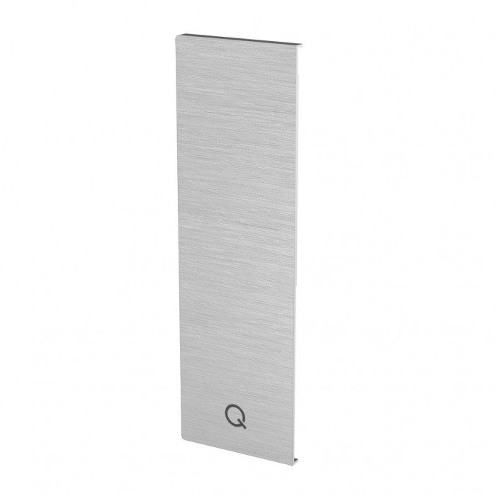 Eindkap Easy Glass Prime Y zijmontage rechts 247,5 x 78 mm model 8442 aluminium (onbewerkt) main product photo