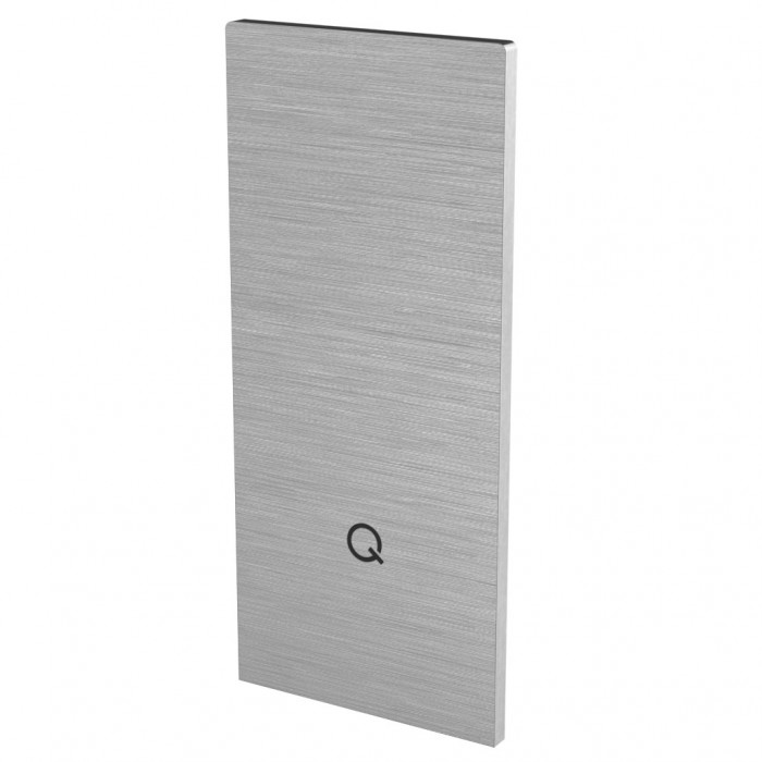 Eindkap Easy Glass Strong topmontage voor trapopgang 225 x 99,5 mm model 8613 aluminium (geanodiseerd) main product photo