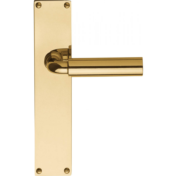 Deurkruk paar TIMELESS 1923MPSFC massief ongeveerd op schild blind messing ongelakt main product photo