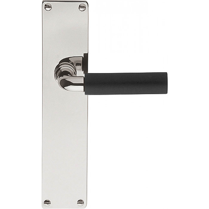Deurkruk paar TIMELESS 1923MPSFC massief ongeveerd op schild blind glans nikkel/ebbenhout main product photo