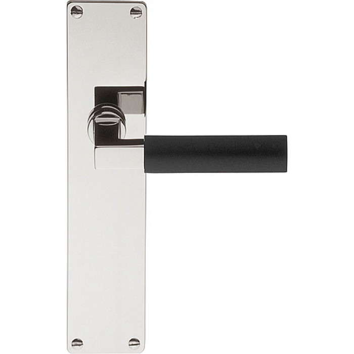 Deurkruk paar TIMELESS 1930MPSFC massief ongeveerd op schild blind glans nikkel/ebbenhout main product photo