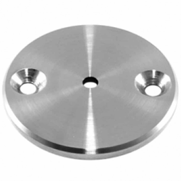 Schijf leuningsteun Ø 70 x 5 mm gat Ø 6,5 mm RVS-304 mat geslepen main product photo