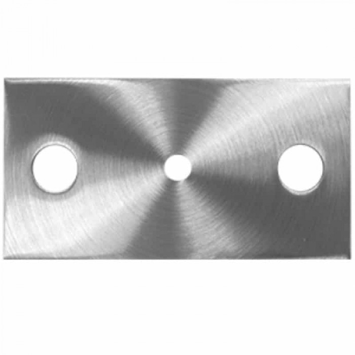 Ankerplaat 45 x 85 x 5 mm RVS-304 mat geslepen main product photo