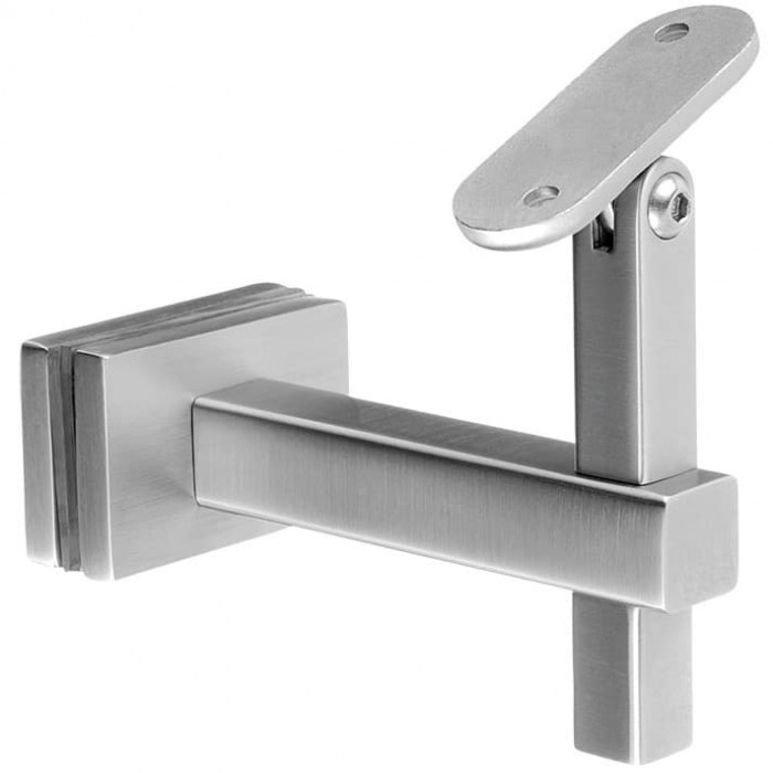 Leuninghouder vlak RVS-304 mat geslepen model 4155 main product photo