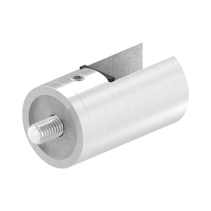 Glasklem vlak RVS-304 mat geslepen model links main product photo