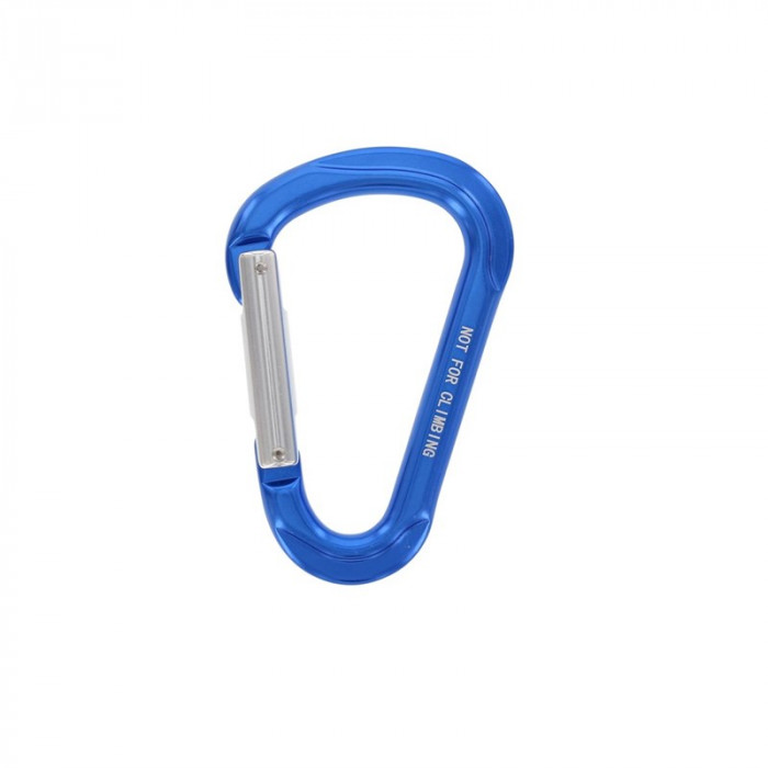 Karabijnhaak asymmetrisch 12 x 117 mm blauw aluminium main product photo