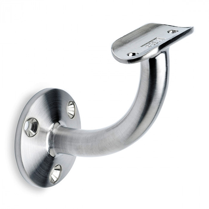 Leuninghouder Olivia voor buis Ø 38,1 mm zamak RVS look main product photo