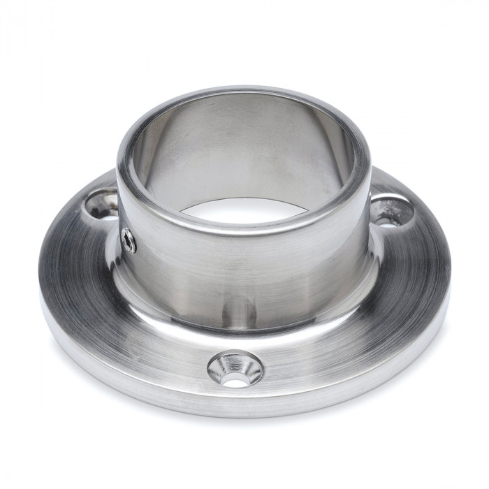 Muur en vloer flens Wally voor buis Ø 19 mm RVS-304 mat geslepen main product photo