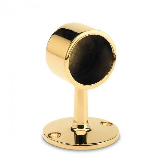 Opschuif eindsteun Ludie voor buis Ø 38,1 mm zamak messing main product photo