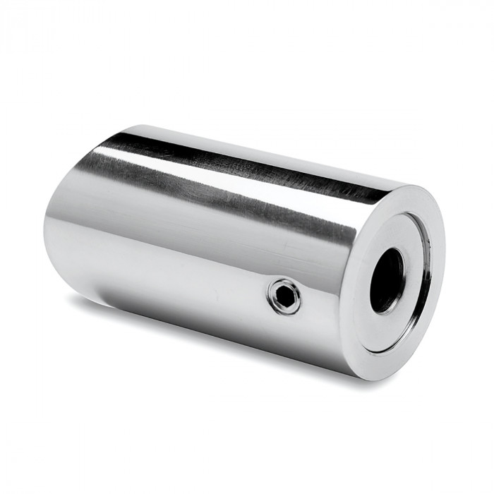 Vlakke adapter Sarleen voor buis Ø 19 mm zamak chroom look main product photo