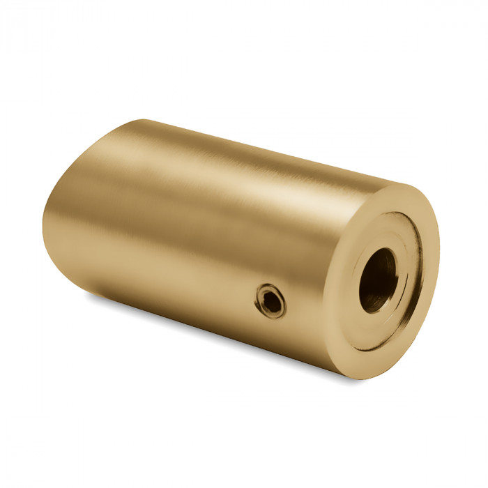 Vlakke adapter Sarleen voor buis Ø 19 mm zamak messing mat main product photo