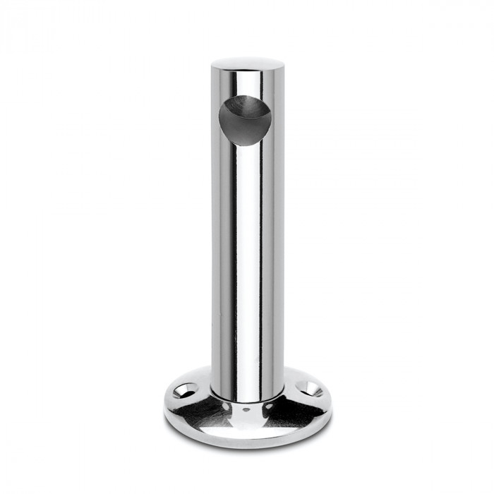 Eindsteun voor montage op hout Erica voor staf 10 mm zamak chroom look main product photo