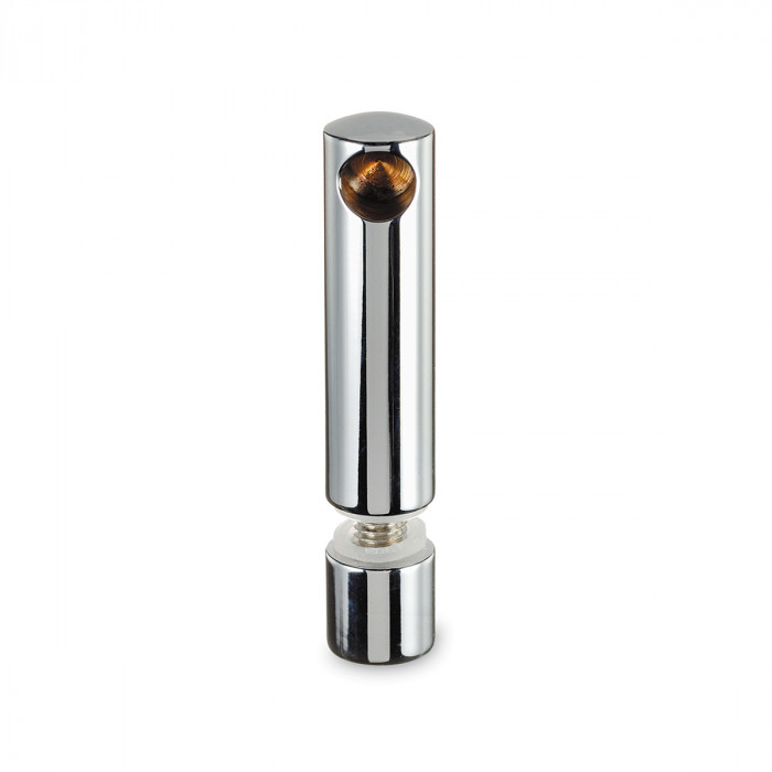 Eindsteun voor montage op glas Trine voor staf 6 mm zamak chroom look main product photo