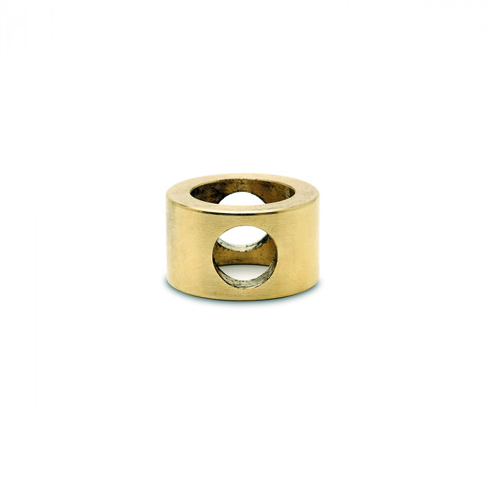 Adapter voor middensteun Bootje voor staf 6 mm zamak messing main product photo