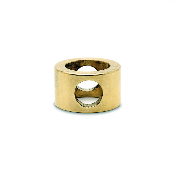 Adapter voor middensteun Bootje voor staf 10 mm zamak messing main product photo