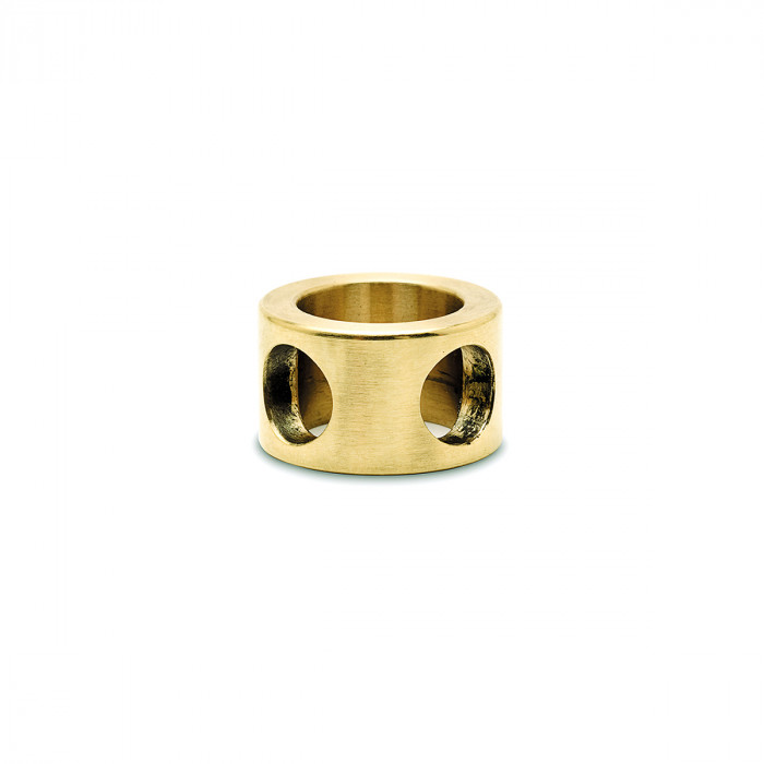 Adapter voor hoeksteun 90° Akkie voor staf 6 mm zamak messing main product photo