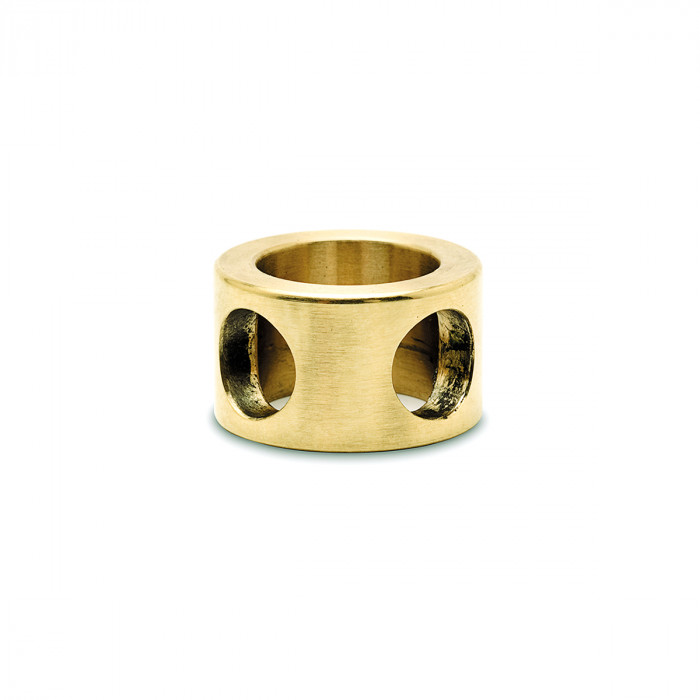 Adapter voor hoeksteun 90° Akkie voor staf 10 mm zamak messing main product photo