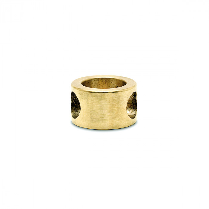Adapter voor hoeksteun 45° Clara voor staf 6 mm zamak messing main product photo
