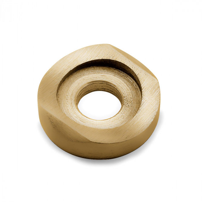 Adapter voor Mini-Rail-Systeem 10 mm Brita voor buis Ø 38,1 mm zamak messing mat main product photo