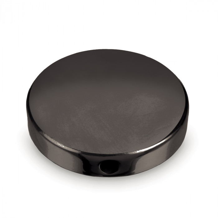 Sier afsluitkap Xenia voor buis Ø 19 mm zamak zwart main product photo