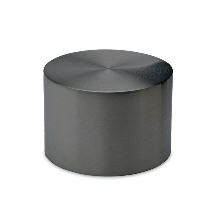 Vlakke eindkap, passend over buis Nelly voor buis Ø 38,1 mm zamak zwart main product photo