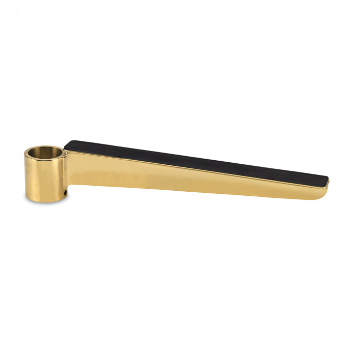 Glasplaatdrager incl. antislip rubber Debra voor buis Ø 25,4 mm 200 mm zamak messing main product photo