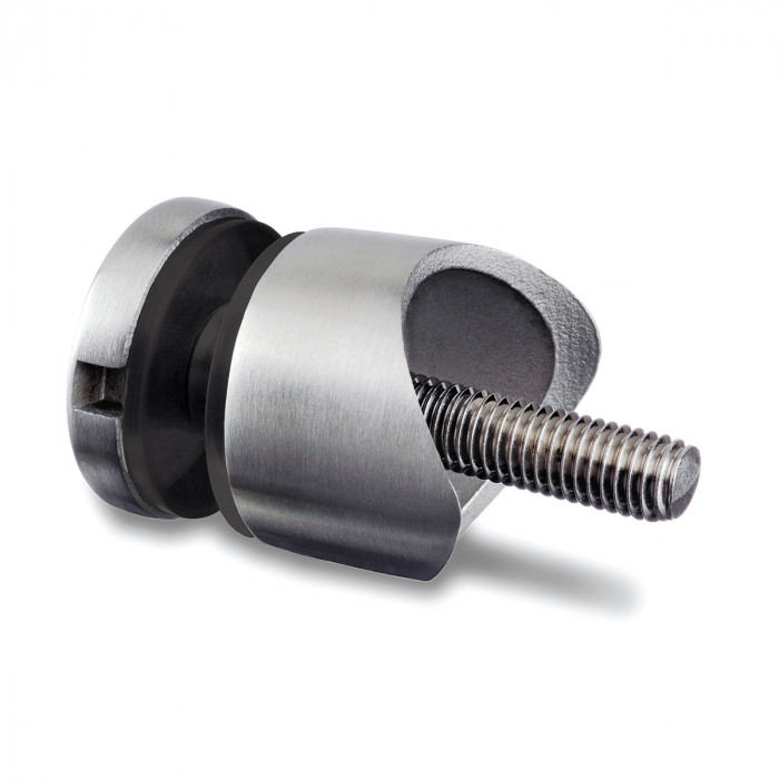 Glasbevestigingsadapter Karlijn voor buis Ø 38,1 - 42,4 mm RVS-304 mat geslepen main product photo