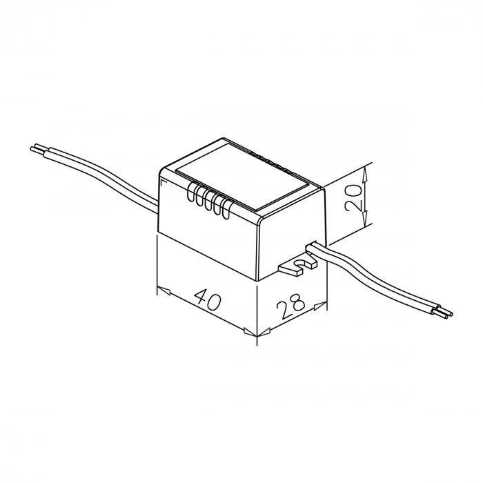LED Transformator Mini Piera LED Transformator Mini, 3-20V / DC 350mA main product photo