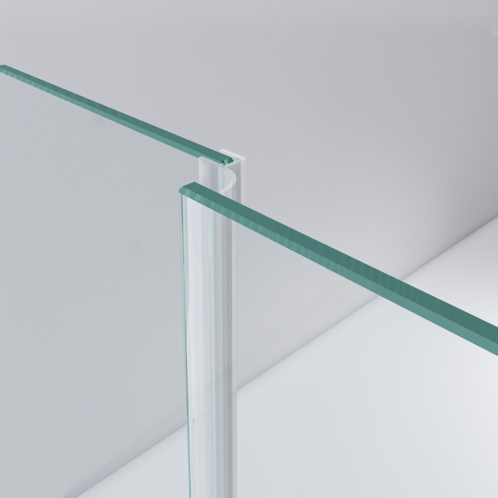 Afdichtingsprofiel met lip voor glasdeur Adilah 6-8 mm PVC transparant main product photo