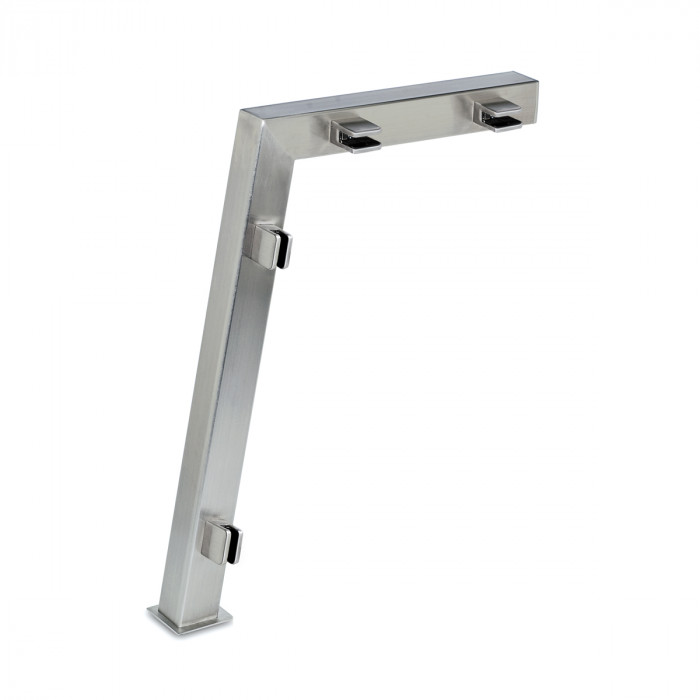 Staander Miryanne 35 x 35 mm linker staander RVS-304 mat geslepen main product photo