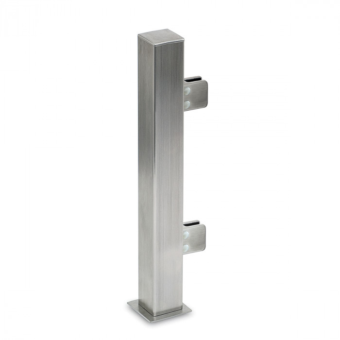 Staander Arjeta 35 x 35 mm rechter staander zamak RVS look main product photo