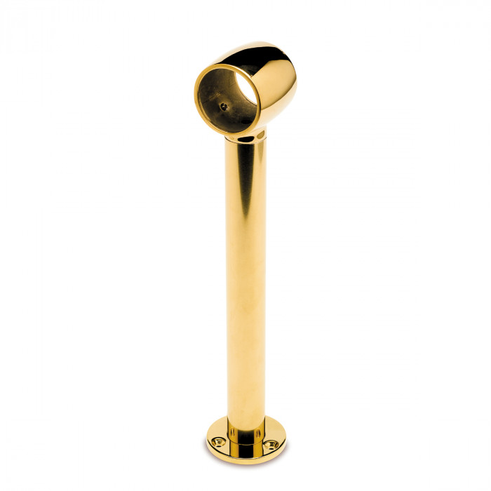 Voetsteun Meg voor buis Ø 38,1 mm zamak messing main product photo