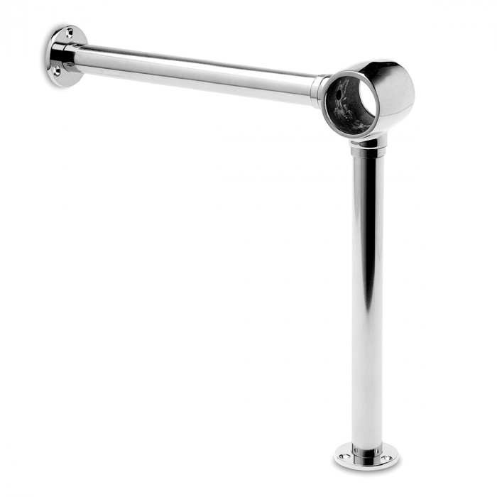 Voetsteun Wlanda voor buis Ø 25,4 mm zamak chroom look main product photo