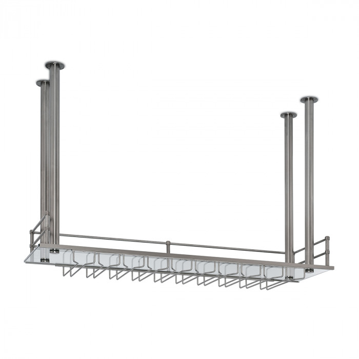 Flessenrek Aget Ø 25,4 mm basisdeel 1250 mm zamak RVS look main product photo