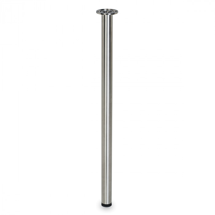 Tafelpoot Derdriu 720 mm zamak RVS look main product photo