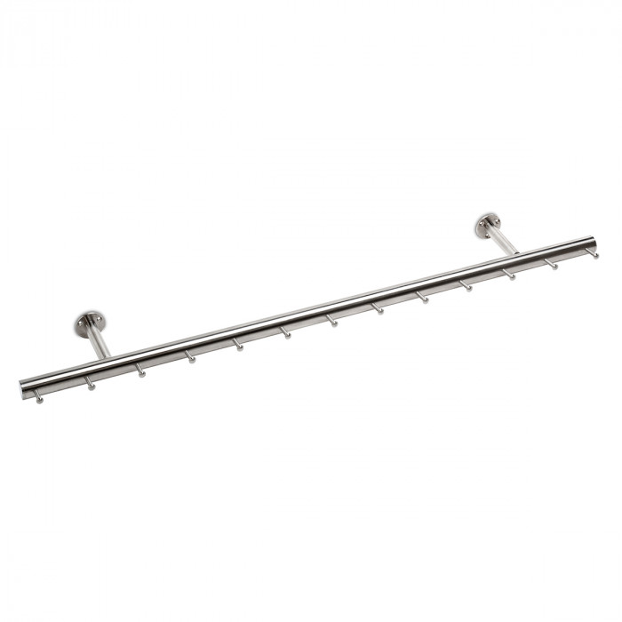 Kapstok Fabienne 1250 mm zamak RVS look main product photo