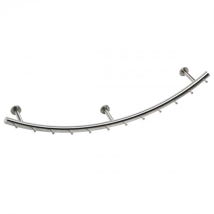 Kapstok Abelina 1000 mm zamak RVS look main product photo