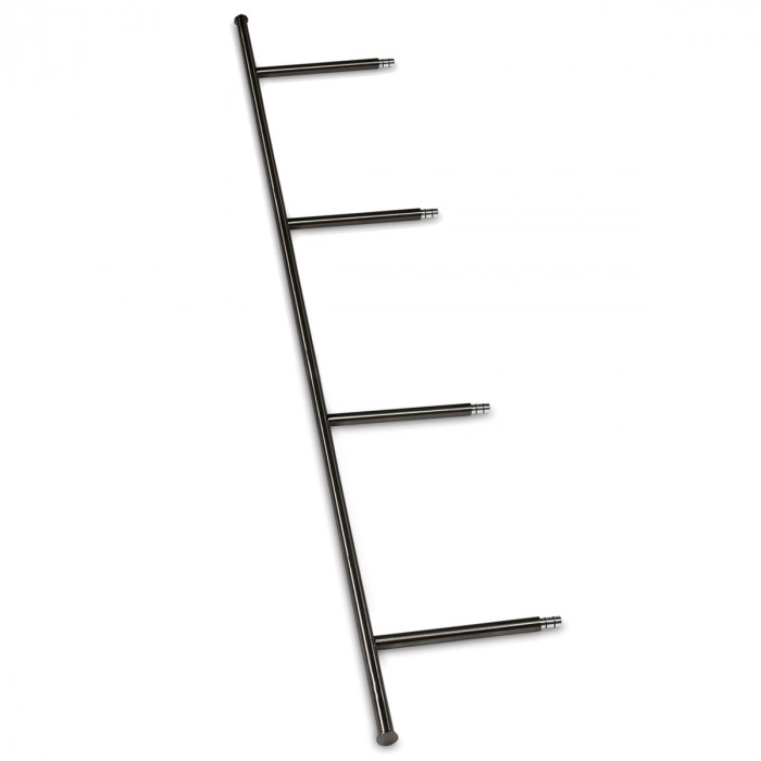 Dwarsconsole voor kledinghangers Niska Ø 25,4 mm 2400 mm zamak zwart main product photo